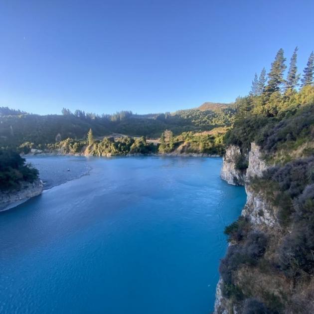 The Rakaia river walk has breathtaking views.