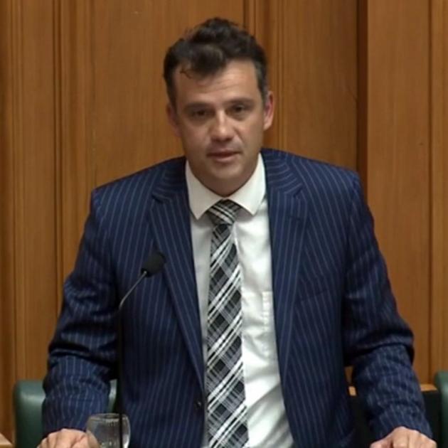 Southland National MP Joseph Mooney. Photo: Parliament 