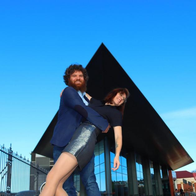 Kieran Ford and Sibby Dillon are ready to shine at the Dunedin Swing Festival. PHOTO: SAM...