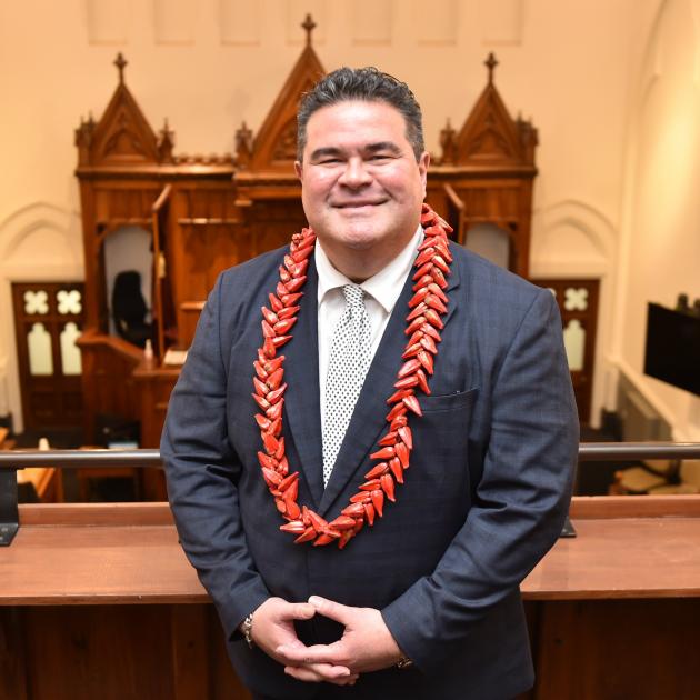Judge Hermann Retzlaff is ready to start work at the Dunedin District Court after his song-filled...