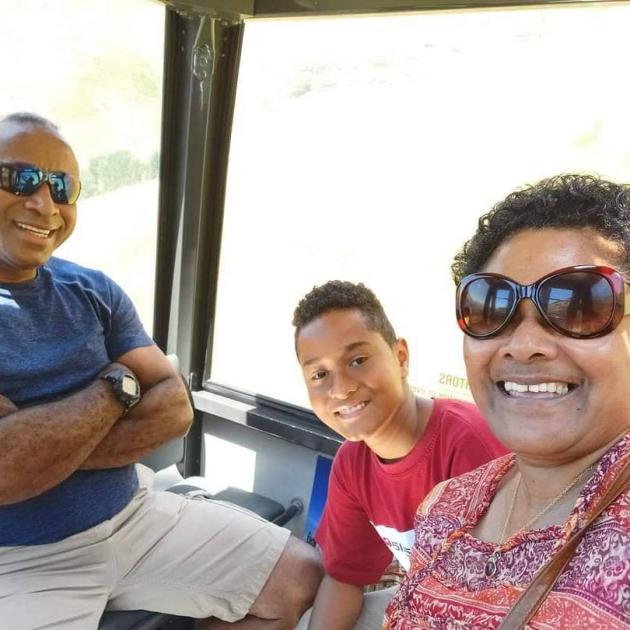 (From left) Nemani Tunidau, Eparama Tunidau and Laisa Waka Tunidau. Photo: Supplied