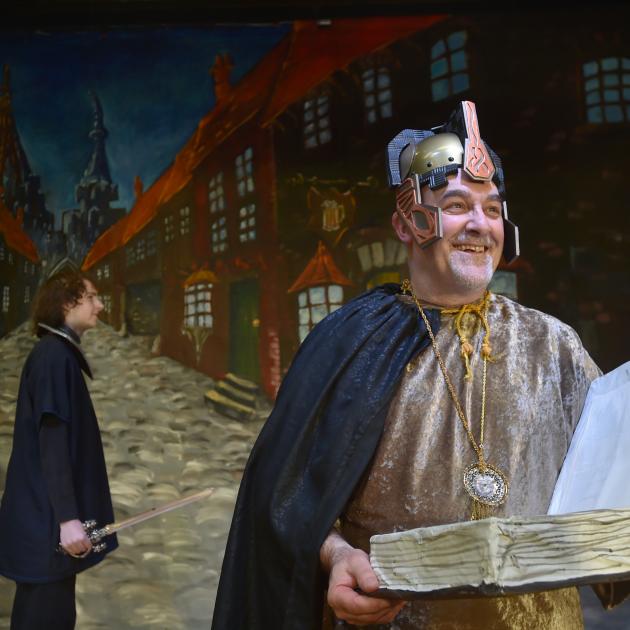 Kaikorai Valley College year 13 student Laurence Gordon, 17, in character as Head Basher the...