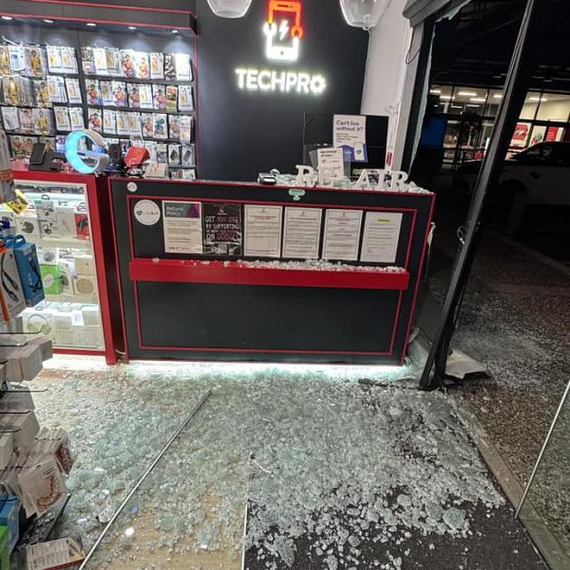 The damage at TechPro Rolleston. Photo: Supplied