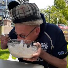 2019 Speed Porridge Eating with Robbie