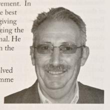 Photo of Allan West as he appeared in the 2006 Otago Boys' High School end-of-year magazine....