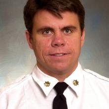 NY Battalion Chief Michael Fahy died after debris from the explosion struck him. Photo: Reuters