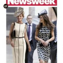 In this magazine cover image released by Newsweek, a computer-generated image of Princess Diana is shown with Kate Middleton on the cover of the July 4, 2011 issue of Newsweek magazine. (AP Photo/Newsweek) In this magazine cover image released by Newsweek, a computer-generated image of Princess Diana is shown with Kate Middleton on the cover of the July 4, 2011 issue of Newsweek magazine. (AP Photo/Newsweek)