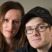 ACC says it is considering whether to pay earnings-related compensation to Reston Brook, pictured with his wife Bianca. Photo / Greg Bowker ACC says it is considering whether to pay earnings-related compensation to Reston Brook, pictured with his wife Bianca. Photo / Greg Bowker