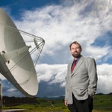 Professor Sergei Gulyaev, director of AUT's Centre for Radiophysics and Space Research, led New Zealand's bid for the Square Kilometre Array. Photo / supplied