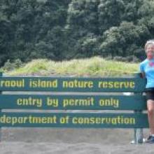 Wanaka I-Site staff member Heather Thorne (above) visited Raoul Island as part of a six-month volunteer programme with the Department of Conservation.