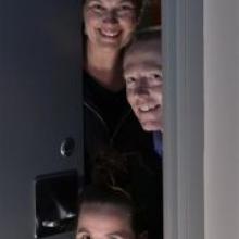 From top, Escape Dunedin owners Sally Knox and Bill Frewen with game master Magali Larroche at their Moray Pl basement. Photo: Gerard O'Brien