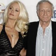 Hugh Hefner and Holly Madison Hugh Hefner and Holly Madison