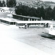 Queenstown Airport in 1974. 