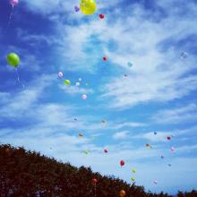 Remembrance...People will release balloons this Sunday to remember babies who had died.