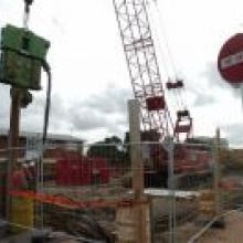 Development site of the new St Clair boutique hotel. Photo by Peter McIntosh.