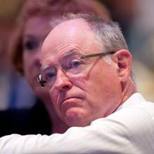 Former National Party leader Dr Don Brash was at the launch. Photo: NZ Herald 