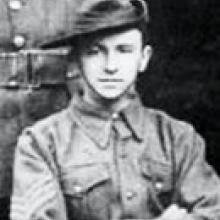 Jack Braithwaite in uniform.