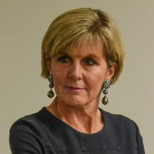 Australian Foreign Minister Julie Bishop.