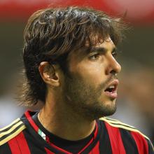 Kaka looks on during a game for AC Milan. Photo: Getty Images