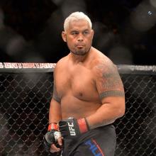 Mark Hunt preparing for his last fight against Frank Mir. Photo: Getty Images