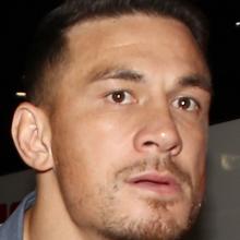 Sonny Bill Williams arrives at the Crowne Plaza, Blanchardstown in Dublin yesterday. PHOTO: GETTY...