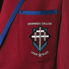 The Kavanagh College crest as it looks now. 