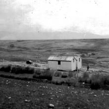 The station’s first buildings at Lauder in 1960.PHOTO: NIWA/MARTIN UNWIN