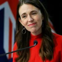 Jacinda Ardern.