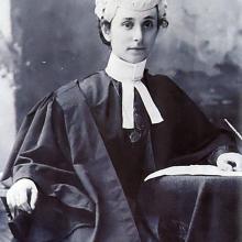 New Zealand’s first female lawyer, Ethel Benjamin, of Dunedin.  Photo: File