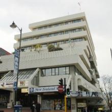 The Civic Centre seen from the Octagon. Photo ODT files