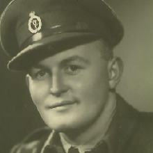 Lieutenant Forbes Taylor, 21, in 1953. Photo: Supplied