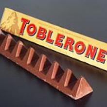 The shrunk Toblerone triangles. Photo: Wikipedia