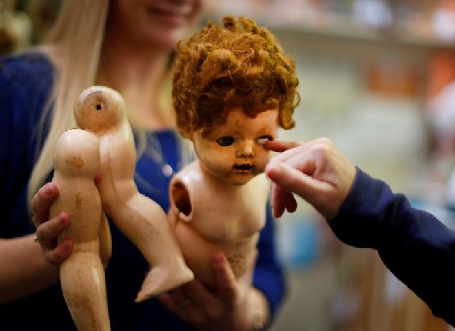 Celluloid doll repair store