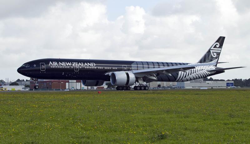 Black Boeing for first flight to SA Otago Daily Times Online News