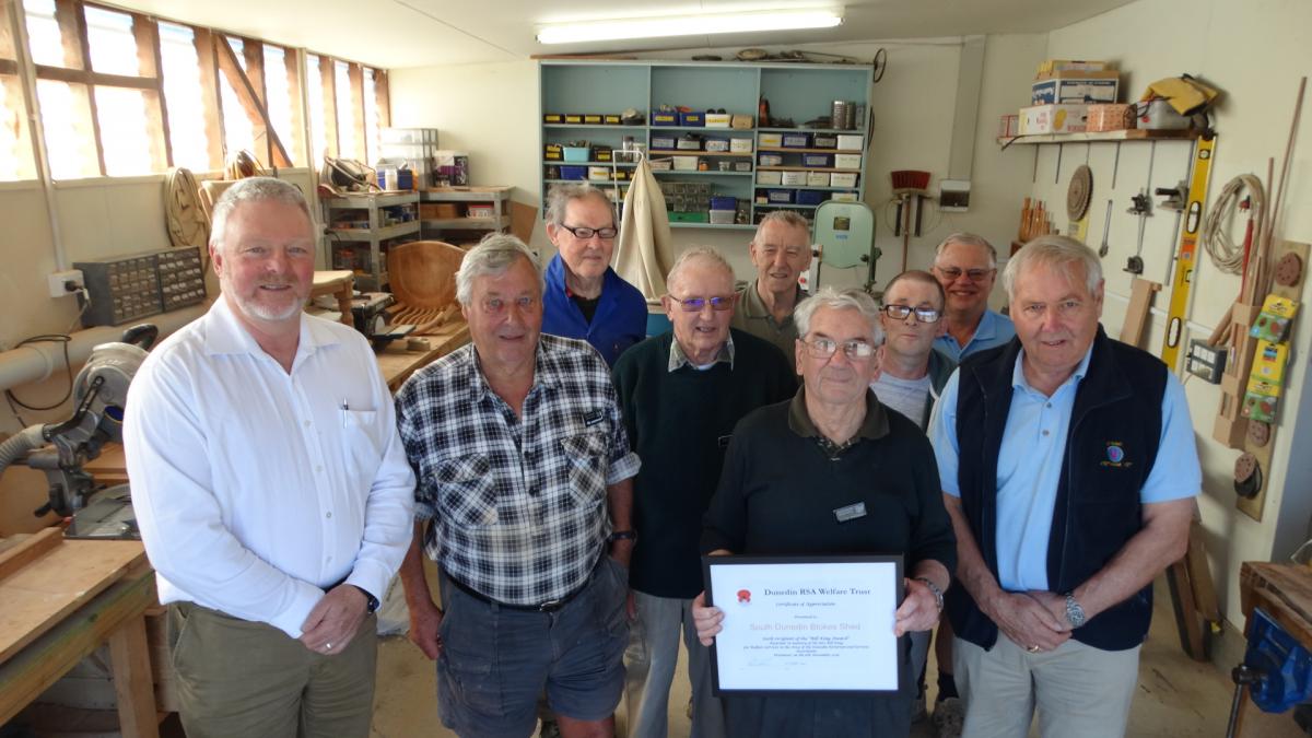 Shed blokes' efforts awarded