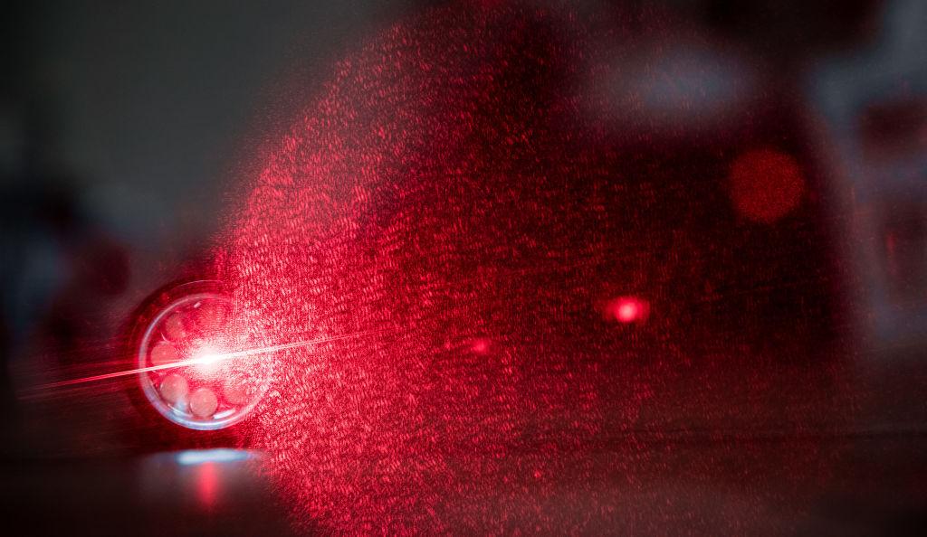 Laser beams may be used to police offside lines in rugby