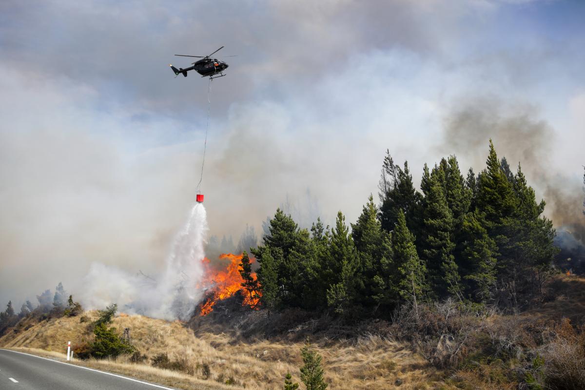 Fires take hold across region