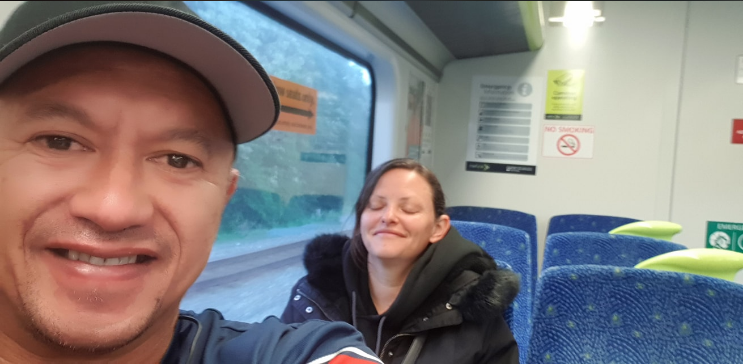 'Basking in God's grace': Man brags about riding train maskless