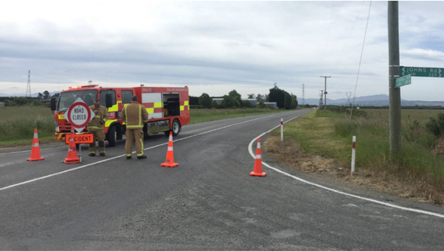 One killed in three car crash near Rangiora