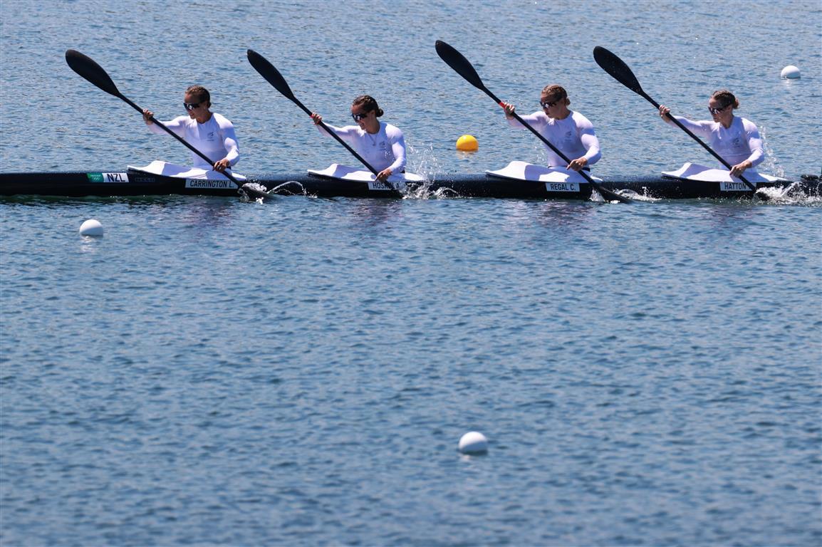 Fourth place for NZ women's K4 team