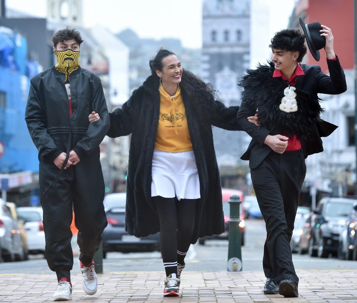 Designer off to Europe with model sons in tow