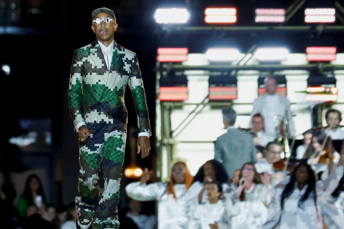 Inside Pharrell Williams' first Louis Vuitton show