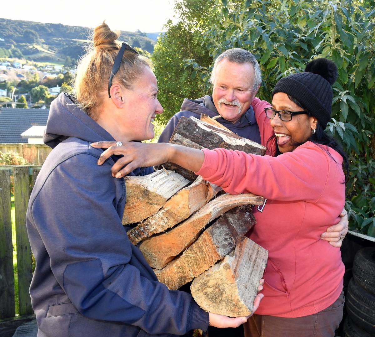 Scam victim ‘blessed’ by free wood delivery