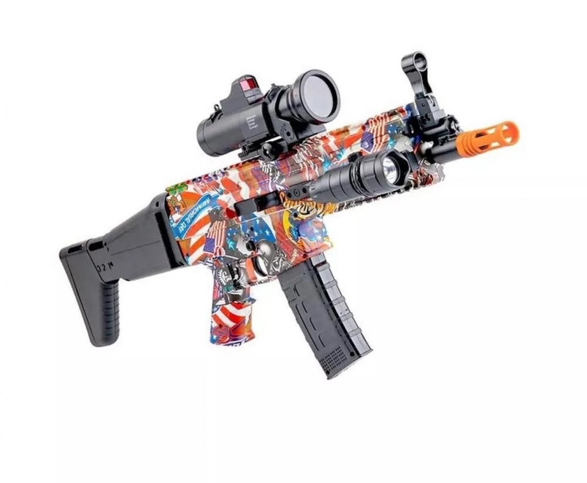 Man shaken after being shot with gel-blaster