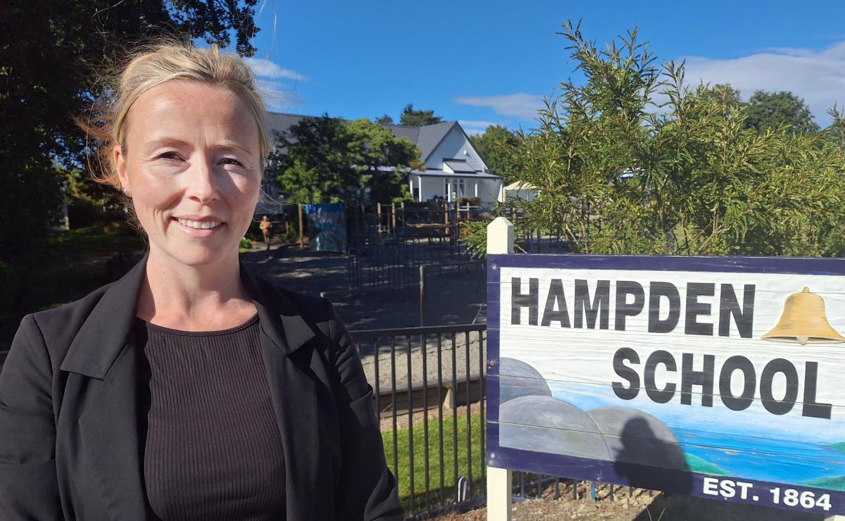 New principal hits the ground running