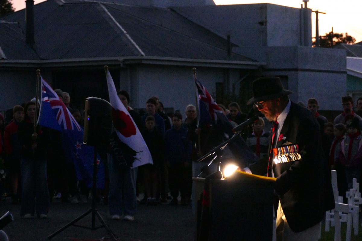 Poignant speeches, quiet remembrance mark Anzac services