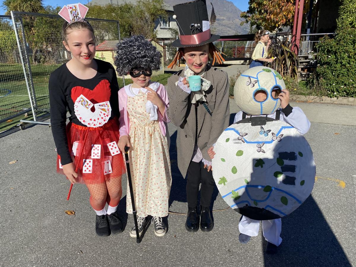 Pupils get in character