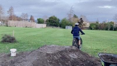 Bike jump area to stay in reserve for another year