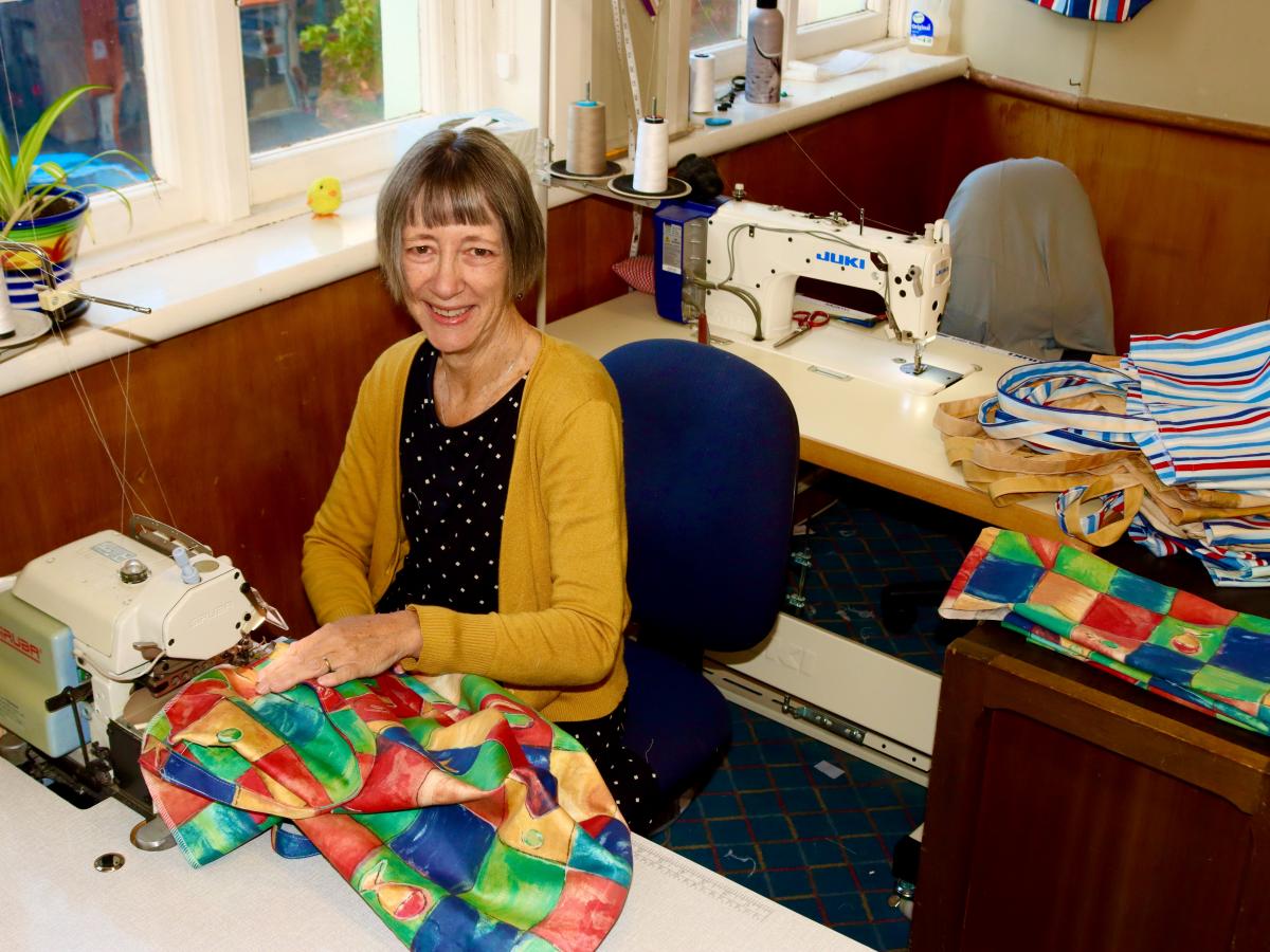 Curtain offcuts combat winter woes
