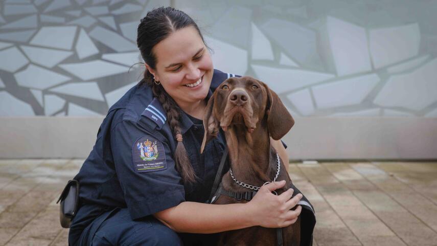 From pound pup to detector dog